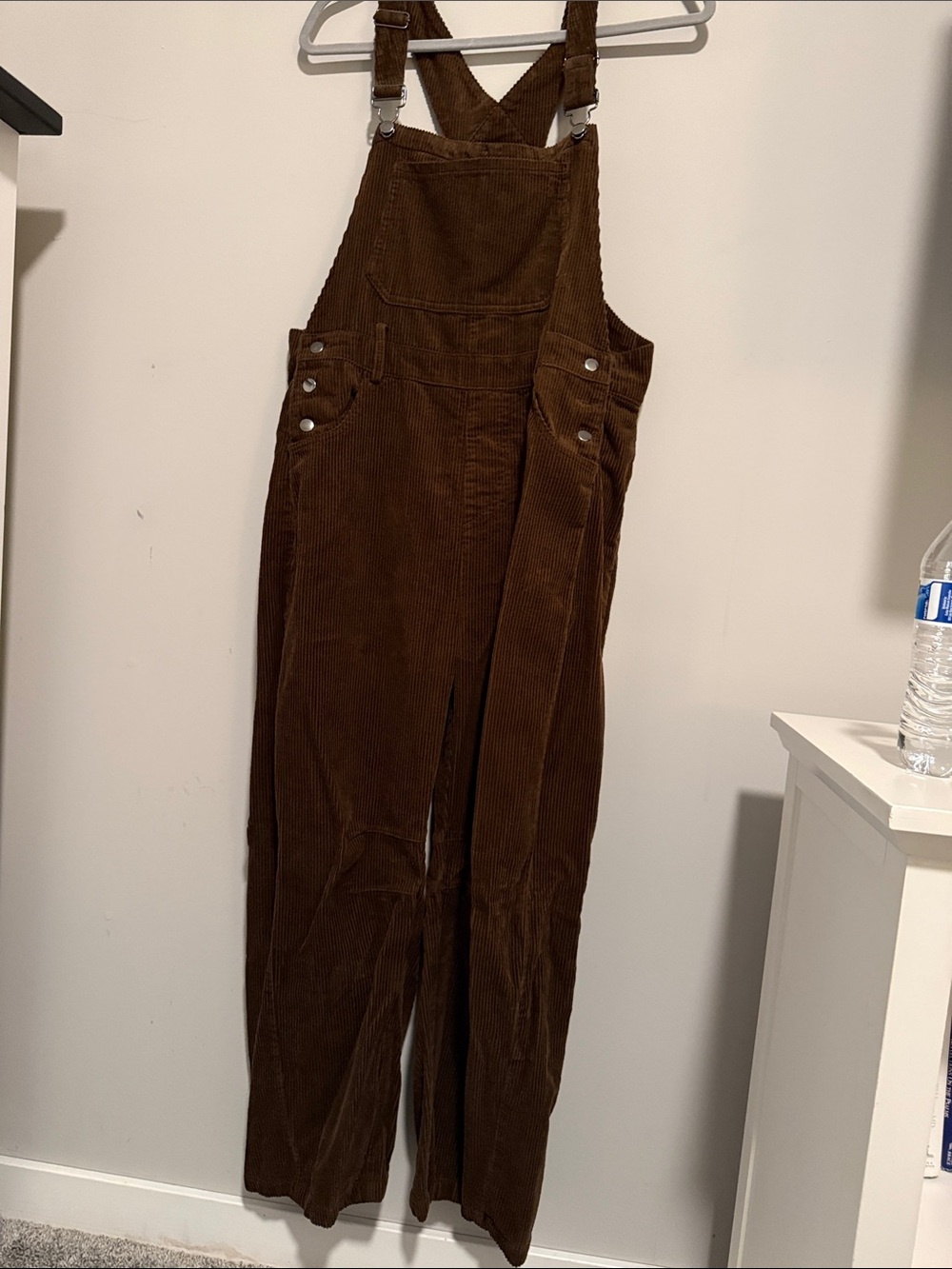Brown Corduroy Overalls